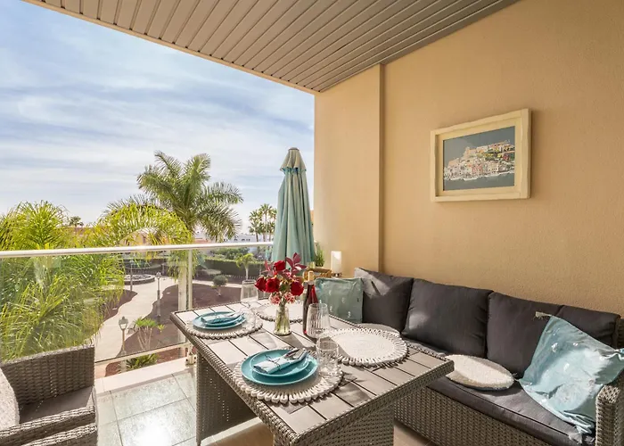 La Vista Del Mar Luxury Apartment- Terrace & Pool, Golf Del Sur Daire *